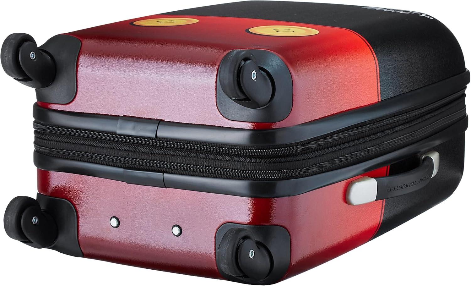 imageAmerican Tourister Disney Hardside Luggage With Spinner Wheels Mickey Mouse Pants CarryOn 21Inch