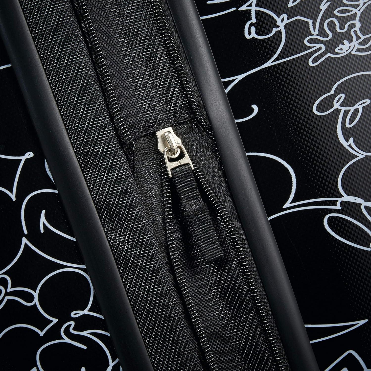 imageAmerican Tourister Disney Hardside Luggage with Spinner Wheels Mickey Mouse Scribbler MultiFace 2Piece Set 2128