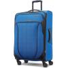 American Tourister 4 KIX 2.0 Expandable Softside Luggage with Spinner Wheels, 24 SPINNER, CLASSIC BLUE(Classic Blue)