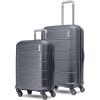 American Tourister Stratum 2.0 Expandable Hardside Luggage with Spinner Wheels, 28″ SPINNER, Slate Blue(Charcoal)