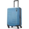 American Tourister Stratum XLT Expandable Hardside Luggage with Spinner Wheels, Blue Spruce, 3-Piece Set (20/24/28)(Blue Spruce)