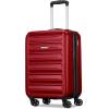 American Tourister Westridge Hardside Luggage Set with Spinner Wheels, Dusk Purple, Carry-On(Holly Red)