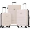 American Tourister Westridge Hardside Luggage Set with Spinner Wheels, Dusk Purple, Carry-On(Light Pink)