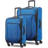 American Tourister 4 KIX 2.0 Expandable Softside Luggage with Spinner Wheels, 24 SPINNER, CLASSIC BLUE(Classic Blue)