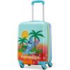 American Tourister Disney Frozen Carry-On Luggage – Airline Approved, Durable Hardshell with Favorite Frozen Characters – Roll Confidentially with Spinner Wheels & Colorful Adjustable Handle(Stitch)