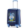 American Tourister Disney Frozen Carry-On Luggage – Airline Approved, Durable Hardshell with Favorite Frozen Characters – Roll Confidentially with Spinner Wheels & Colorful Adjustable Handle(R2-D2)
