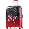 American Tourister Disney Hardside Luggage With Spinner Wheels, Minnie Mouse Red Bow, Checked-Large 28-Inch