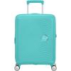 American Tourister Soundbox, Blue (Poolside Blue), Spinner S EXP (55 cm – 35.5/41 L), Soundbox