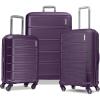 American Tourister Stratum 2.0 Expandable Hardside Luggage with Spinner Wheels, 24″ SPINNER, Purple Haze(Plum)