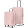 American Tourister Stratum 2.0 Expandable Hardside Luggage with Spinner Wheels, 28″ SPINNER, Slate Blue(Pink Blush)