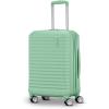 American Tourister Stratum 3.0 Carry-On Spinner, Airline Approved, Durable Hardside Luggage, Expands 1.5″, RightHeight™ Adjustable Handle, Black(Surreal Green)