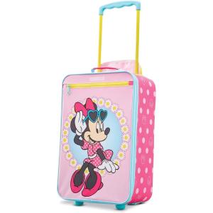 American Tourister Disney Softside Upright Luggage, Minnie, Carry-On 18-Inch(Minnie)