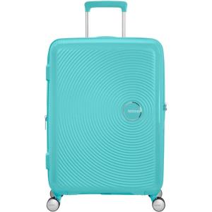 American Tourister Soundbox, Blue (Poolside Blue), Spinner M EXP (67 cm – 71.5/81 L), Soundbox(Blue (Poolside Blue))