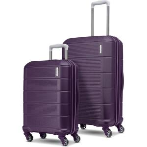 American Tourister Stratum 2.0 Expandable Hardside Luggage with Spinner Wheels, 28″ SPINNER, Slate Blue(Plum)