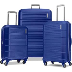 American Tourister Stratum 2.0 Expandable Hardside Luggage with Spinner Wheels, 28″ SPINNER, Slate Blue(Sapphire Blue)