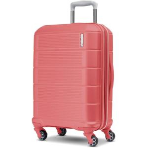 American Tourister Stratum 2.0 Expandable Hardside Luggage with Spinner Wheels, 28″ SPINNER, Slate Blue(Soft Coral)