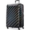 American Tourister Moonlight Hardside Expandable Luggage with Spinner Wheels, Rose Gold, Carry-On 21-Inch(Iridescent Black)