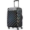 American Tourister Moonlight Hardside Expandable Luggage with Spinner Wheels, Rose Gold, Carry-On 21-Inch(Iridescent Black)