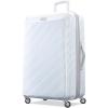 American Tourister Moonlight Hardside Expandable Luggage with Spinner Wheels, Rose Gold, Carry-On 21-Inch(Iridescent White)