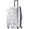 American Tourister Moonlight Hardside Expandable Luggage with Spinner Wheels, Rose Gold, Carry-On 21-Inch(Marble)
