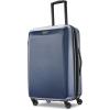 American Tourister Moonlight Hardside Expandable Luggage with Spinner Wheels, Rose Gold, Carry-On 21-Inch(Navy)