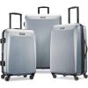 American Tourister Moonlight Hardside Expandable Luggage with Spinner Wheels, Rose Gold, Carry-On 21-Inch(Silver)