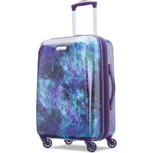 American Tourister Moonlight Hardside Expandable Luggage with Spinner Wheels, Rose Gold, Carry-On 21-Inch(Cosmos)