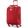 American Tourister Belle Voyage Softside Luggage with Spinner Wheels, Red, Carry-On 21-Inch(red)