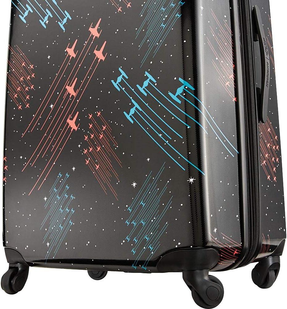 imageAmerican Tourister Star Wars Hardside Spinner Wheel Luggage Galaxy CheckedLarge 28Inch